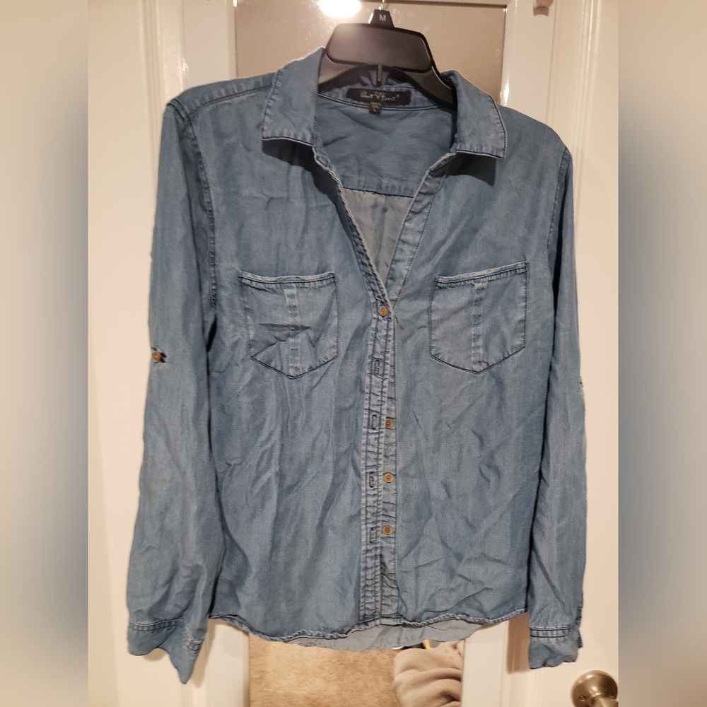 Velvet Heart denim long sleeve shirt